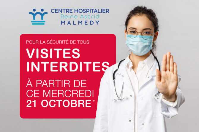 Visites interdites à partir de ce mercredi 21 octobre !