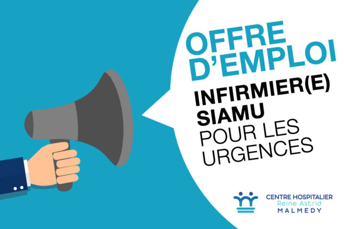 Le CHRAM recrute un(e) infirmier(e) SIAMU pour les urgences.