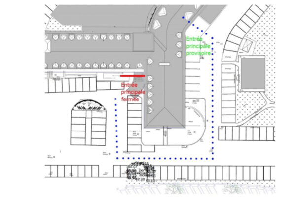 Portes d’entrée principales fermées ces 11 et 12 juillet !